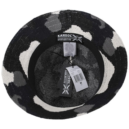 Kangol | Joyful Collage Casual Bucket Hat | 185806 | under | BLACK MIX