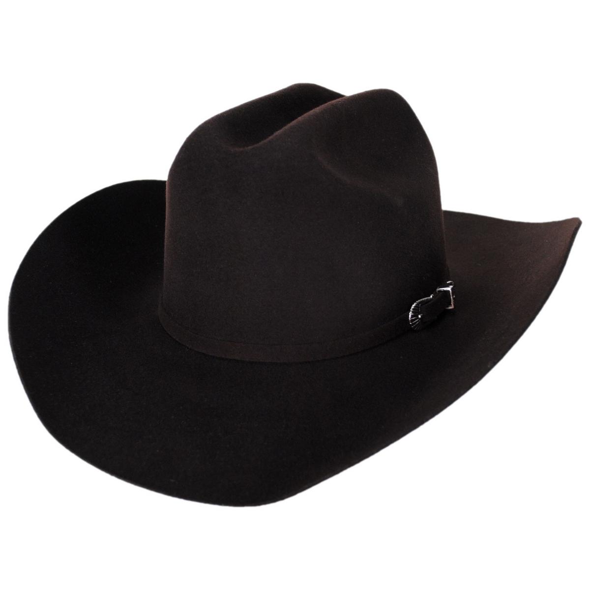 Bailey Western | Pageant II Wool Felt Western Hat | 130135 | lead | CHOCOLATE