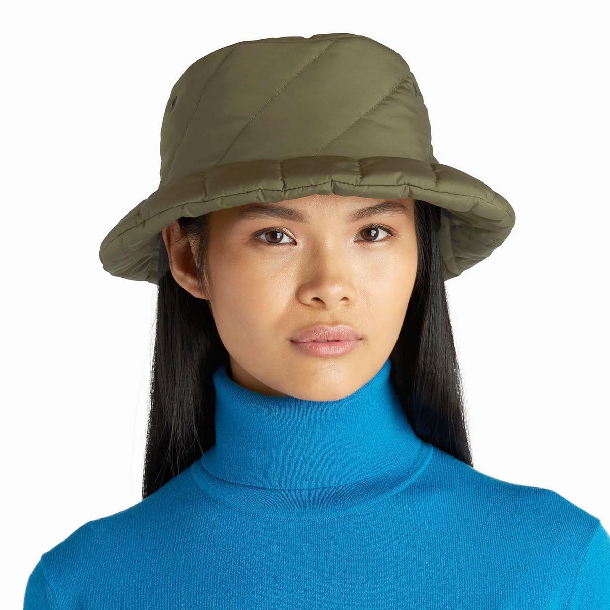 Tilley Endurables | Abbott Thindown Quilted Bucket Hat | 400845 | lsfone | OLIVE