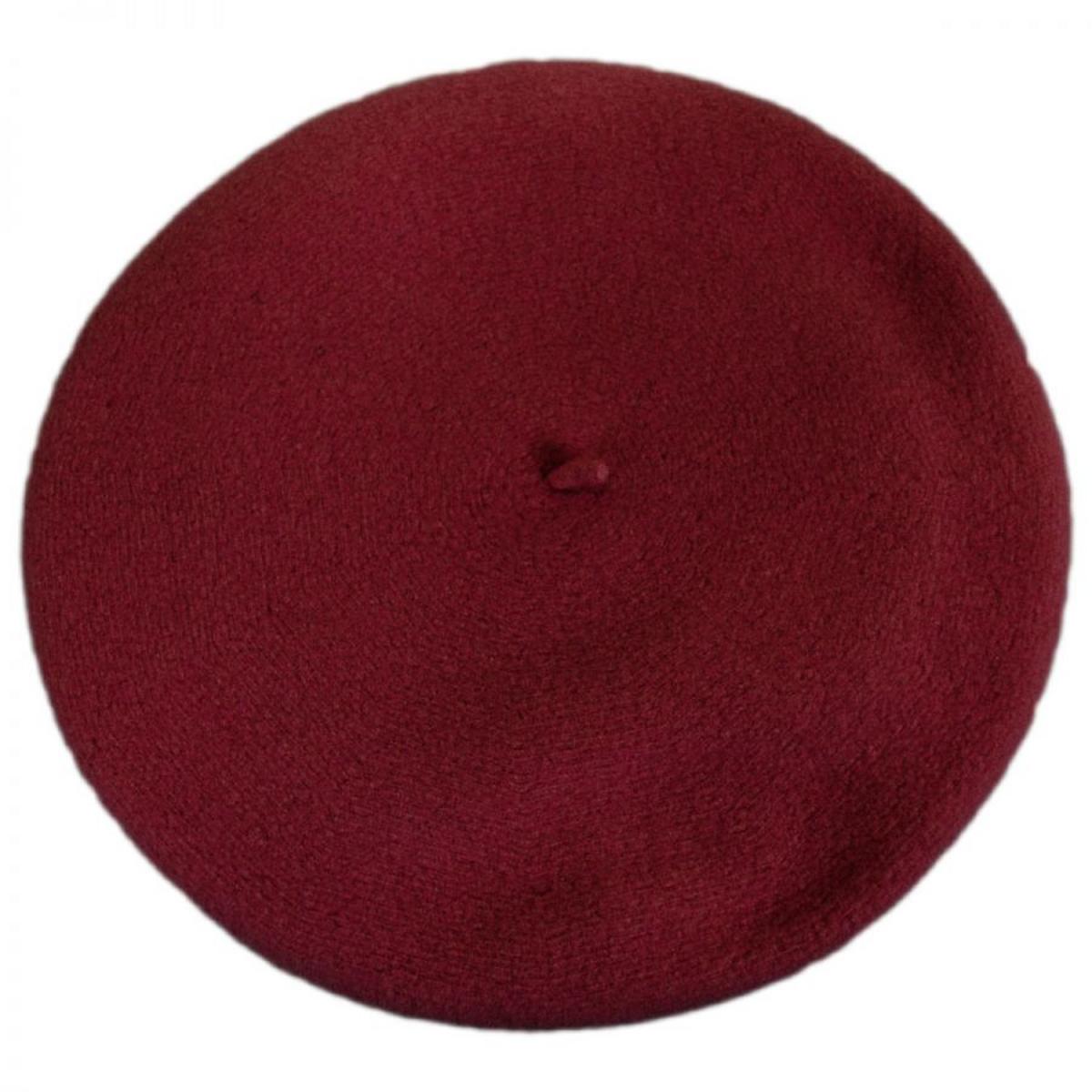 Heritage par Laulhere | Authentique Classic Wool Beret | 151058 | profile | BORDEAUX