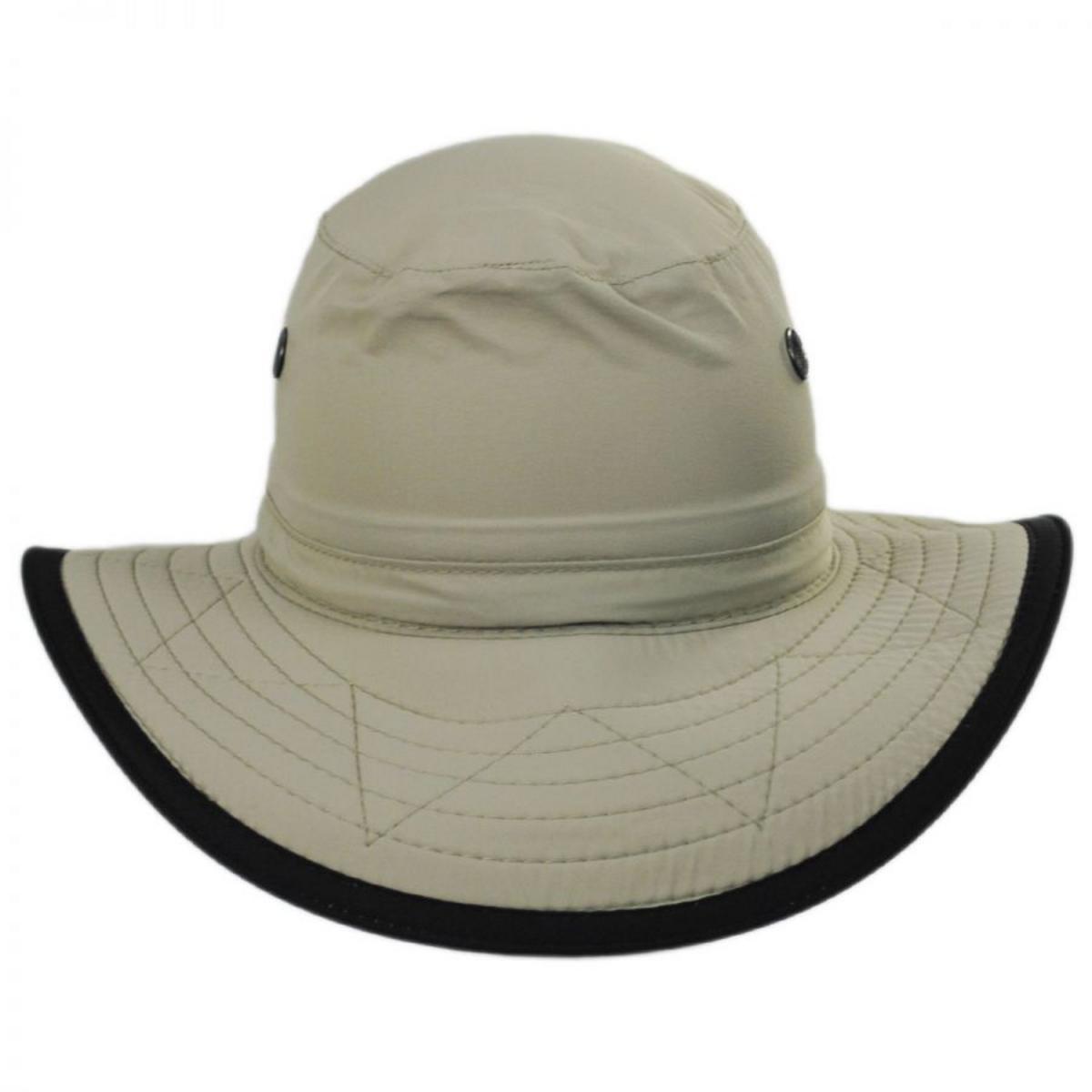 Dorfman Pacific | Jetty Supplex Booney Hat | 400230 | front | KHAKI