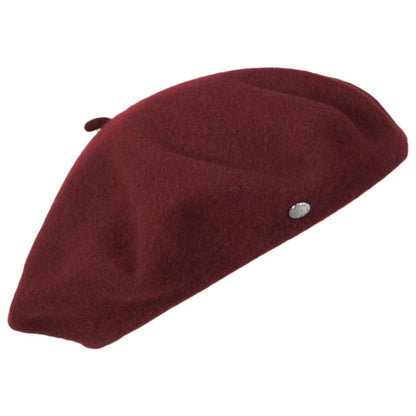 Heritage par Laulhere | Authentique Classic Wool Beret | 151058 | lead | BORDEAUX