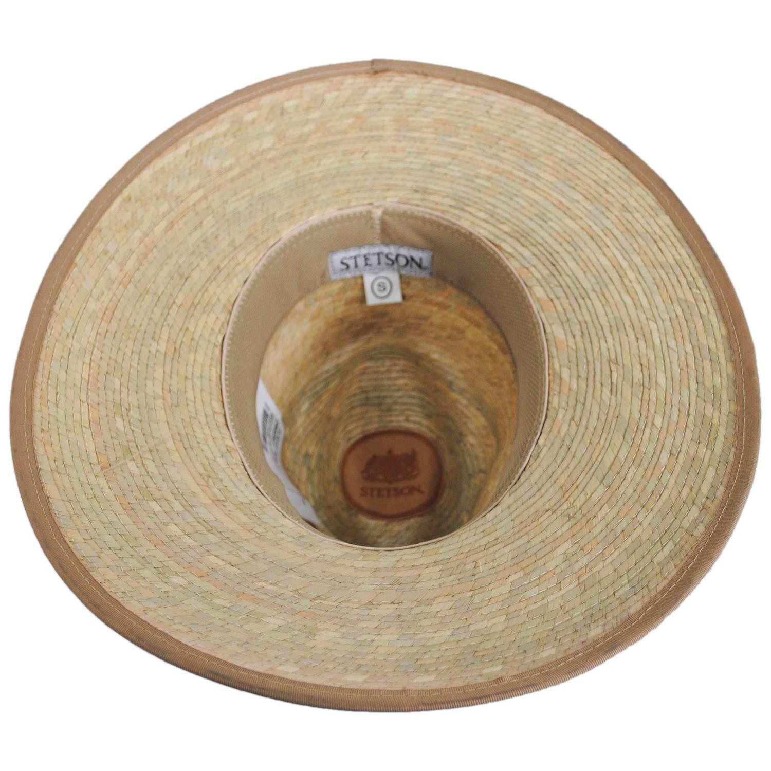 Stetson | Arrowrock Palm Straw Safari Fedora Hat | 126932 | under | NATURAL