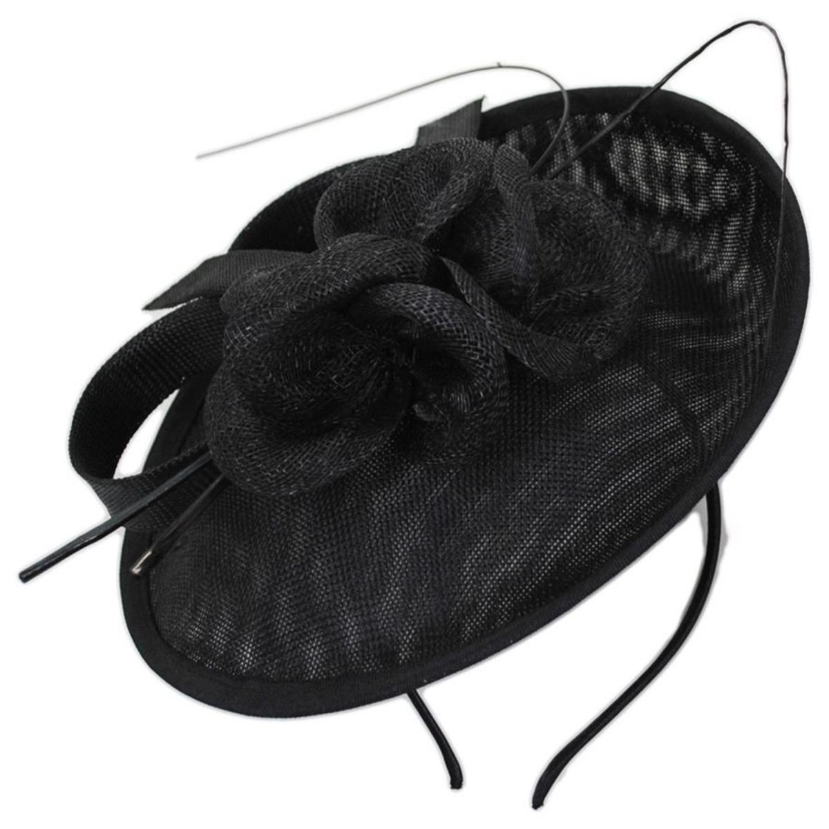 Jeanne Simmons | Dubois Sinamay Straw Fascinator Hat