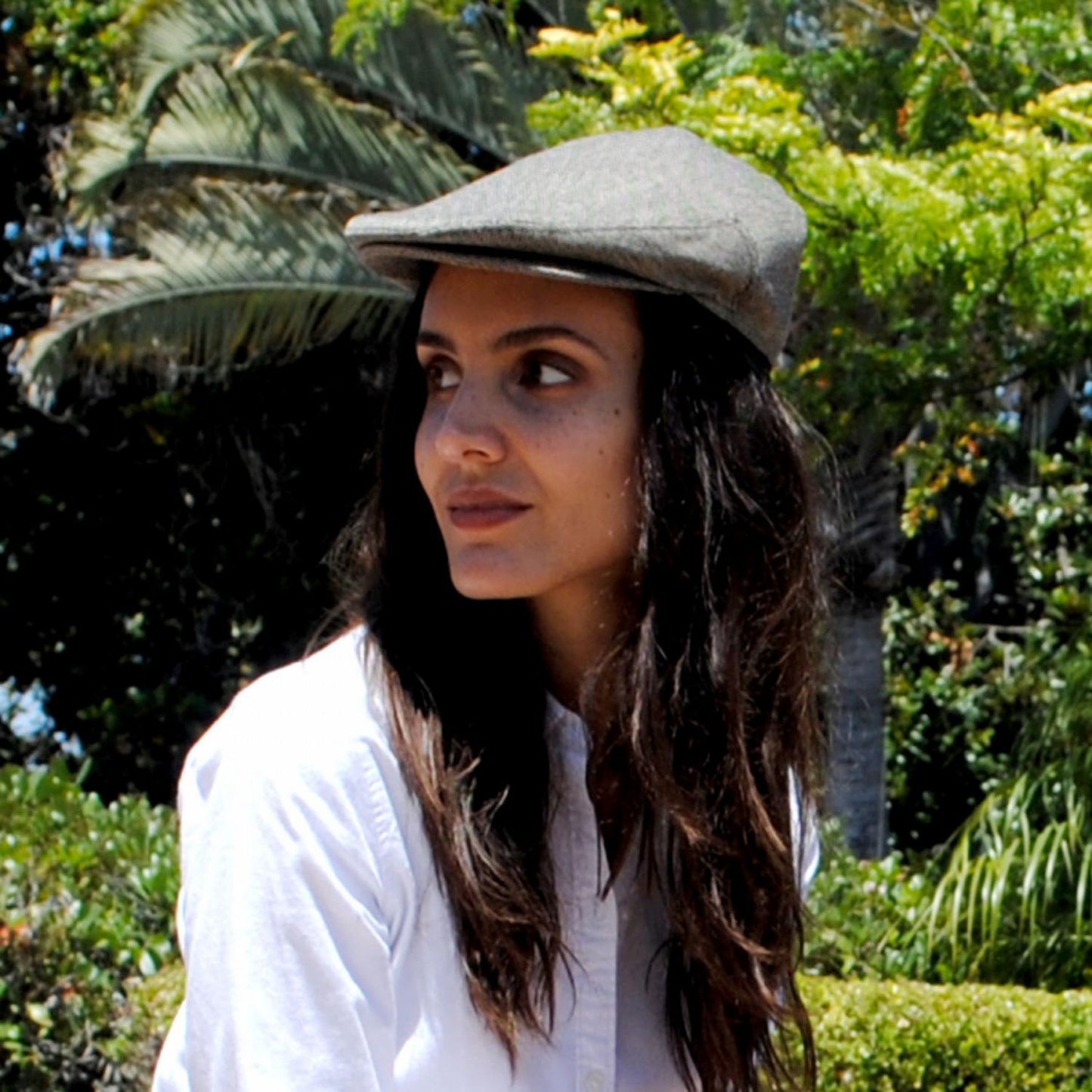 Baskerville Hat Company | Knightsbridge Italian Wool Ivy Cap | 167654 | lsmone | BLACK/TAN