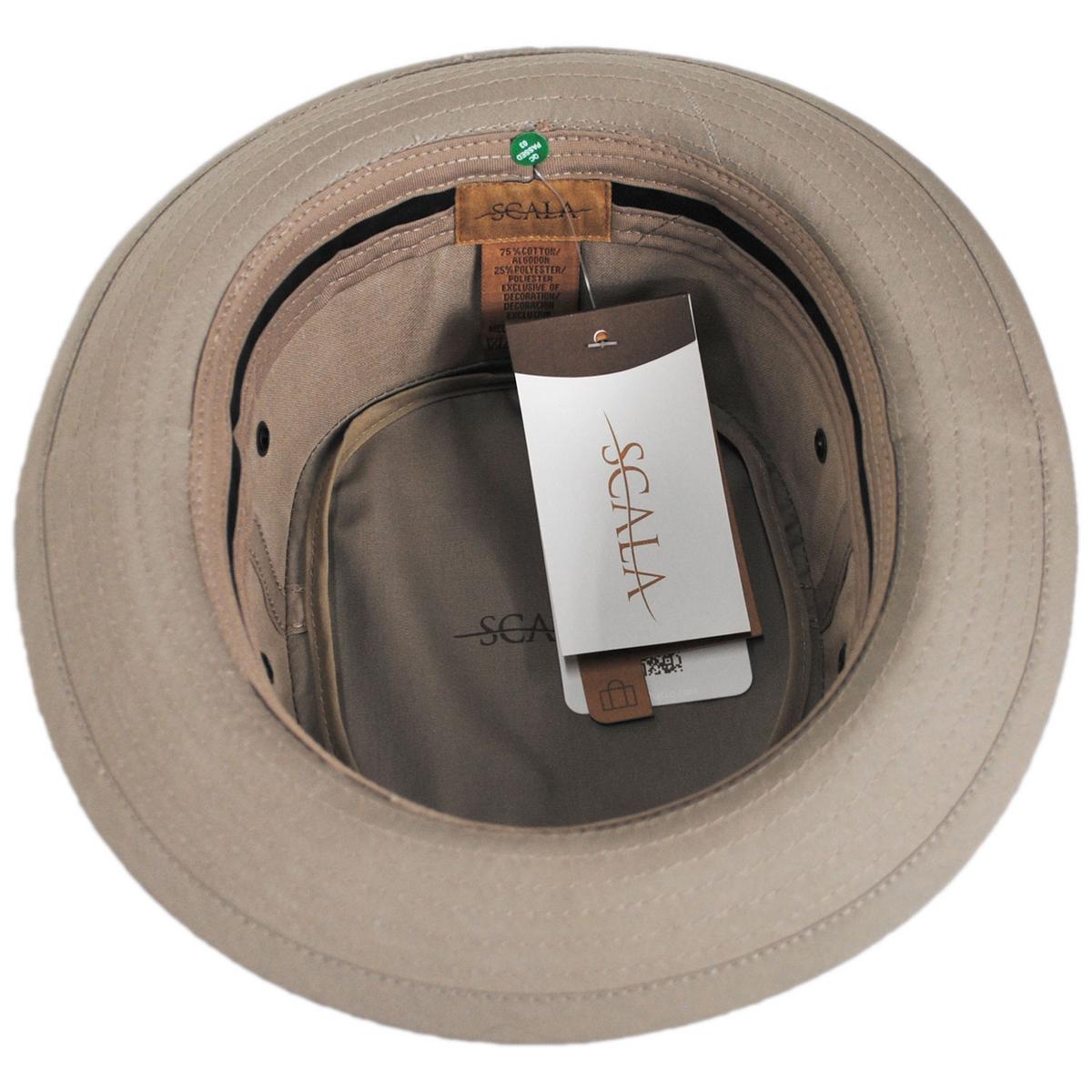 Scala | Fairway Cotton Bucket Hat | 185135 | under | KHAKI