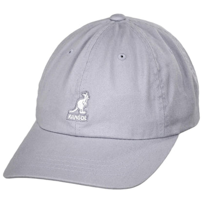 Kangol | Washed Cotton Strapback Baseball Cap Dad Hat - Fashion Colors | 201173A | lead | GREY