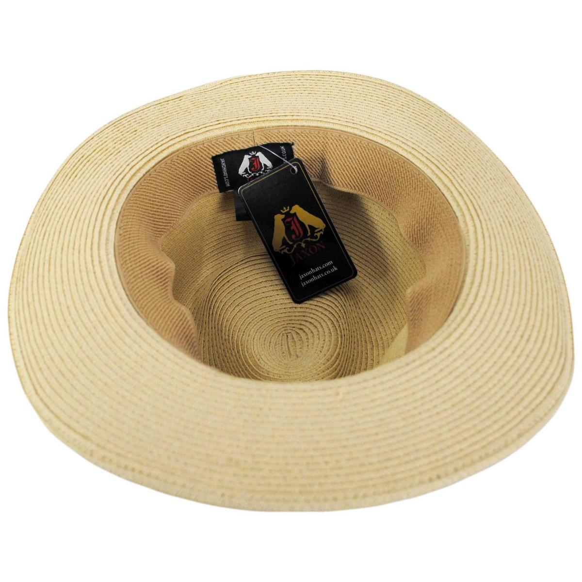 Jaxon Hats | Summer C-Crown Toyo Straw Fedora Hat | 129010 | under | NATURAL