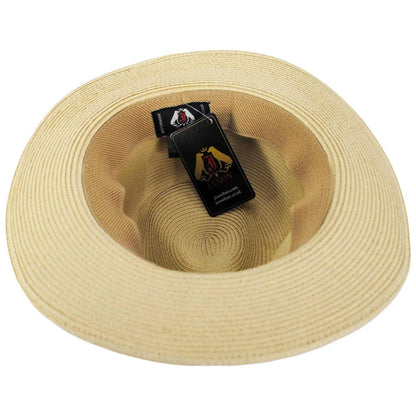 Jaxon Hats | Summer C-Crown Toyo Straw Fedora Hat | 129010 | under | NATURAL