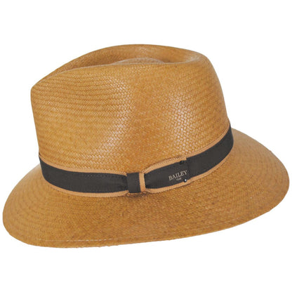Bailey 1922 | Brooks Panama Straw Fedora Hat | 127815 | profile | GRIT