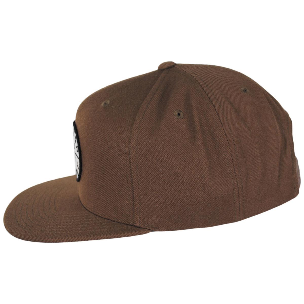 BRIXTON HATS | Oath III Snapback Baseball Cap - FW23 | 201713FW23 | profile | BISON/WHITE CAP