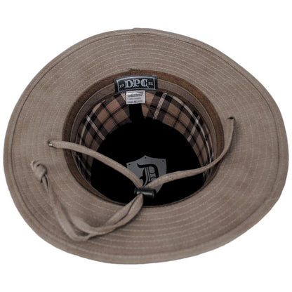 Dorfman Pacific | Down Under Twill Aussie Hat | 400198 | under | TAN