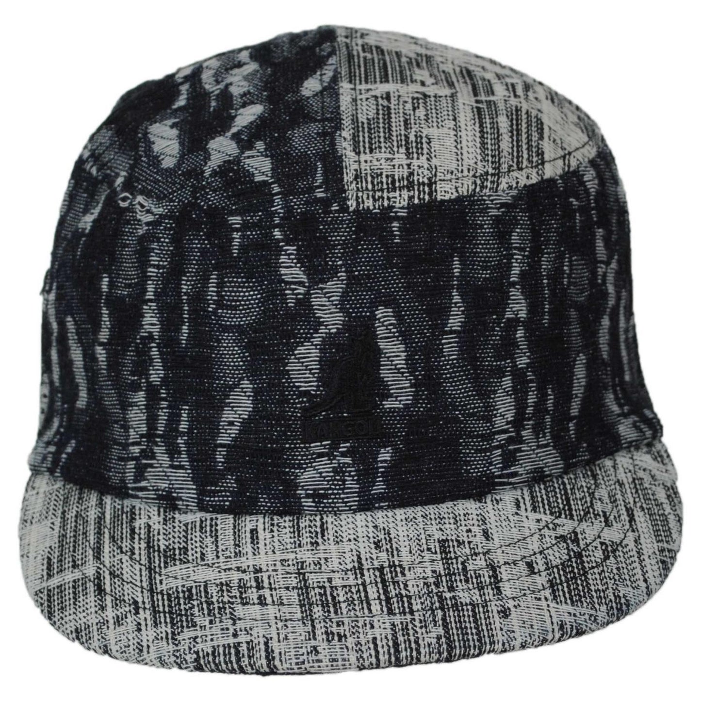 Kangol | Denim Mashup Army Cap | 201142 | front | BLACK TOPSTITCH