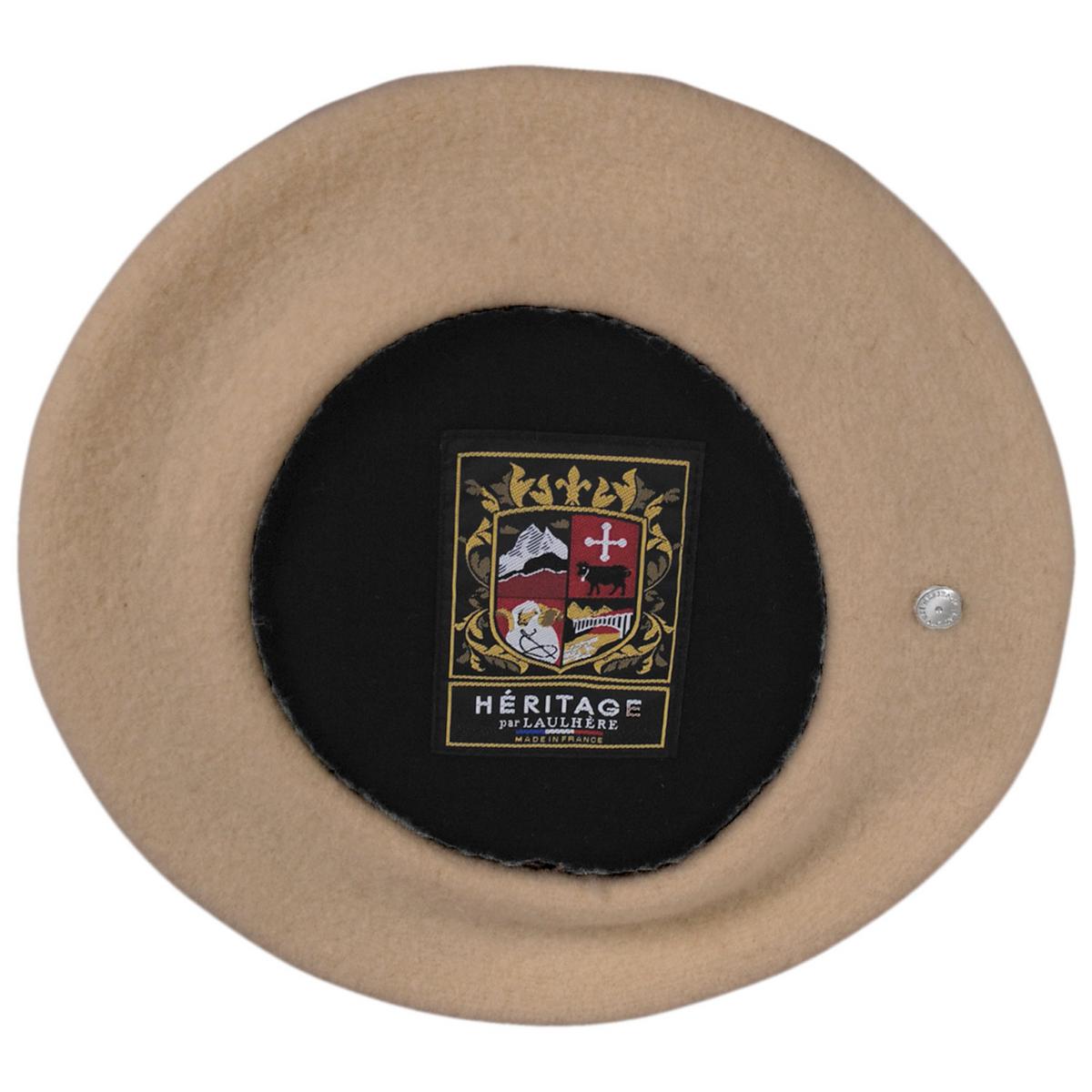 Heritage par Laulhere | Authentique Classic Wool Beret | 151058 | under | SABLE