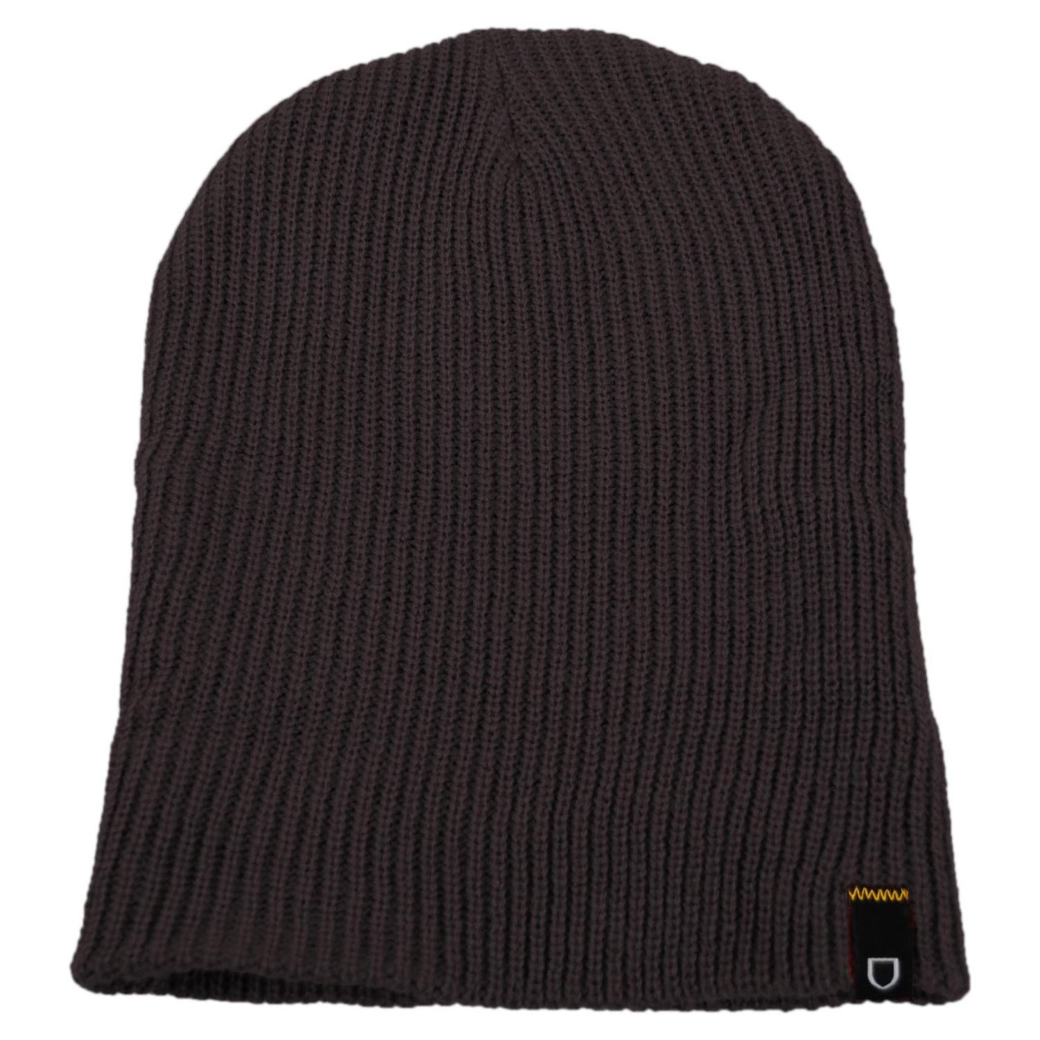 BRIXTON HATS | Heist Knit Beanie Hat | 502706 | front | WALNUT BROWN