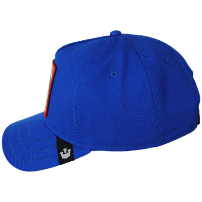 Goorin Bros | Rooster 100 Trucker Snapback Baseball Cap | 200644 | profile | BLUE