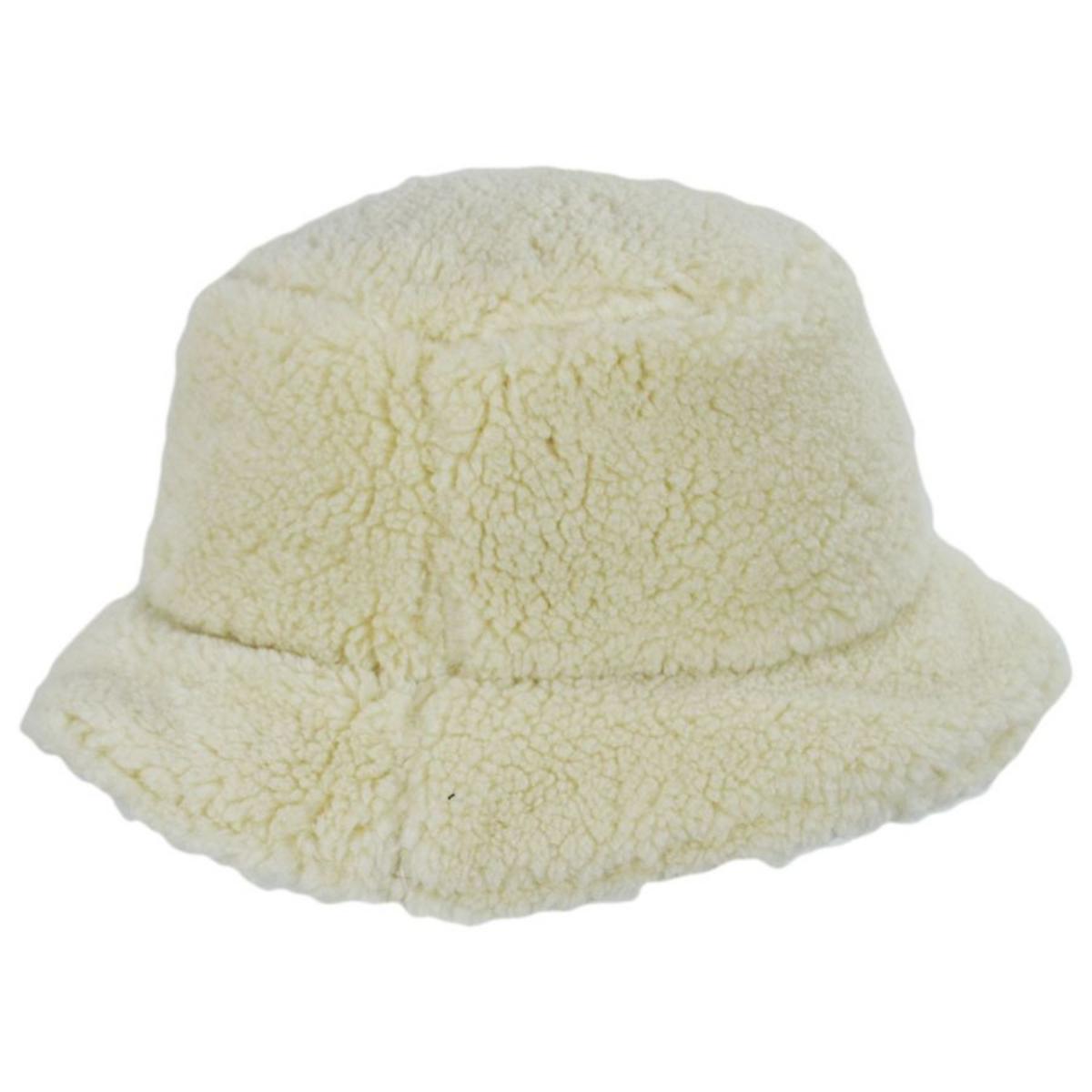 BRIXTON HATS | Petra Sherpa Reversible Bucket Hat | 185539 | under | MILITARY OLIVE/DOVE