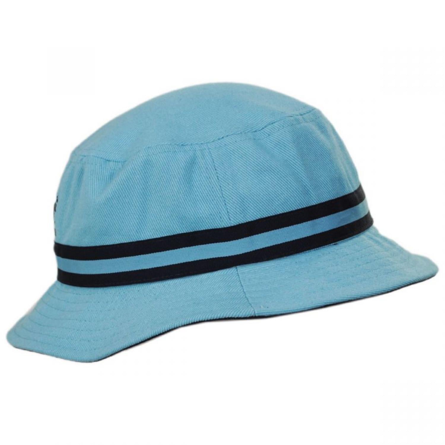 Kangol | Stripe Lahinch Cotton Bucket Hat | 185718 | profile | LIGHT BLUE