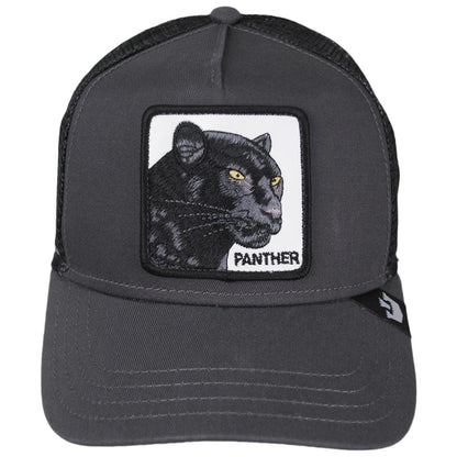 Goorin Bros | Black Panther Trucker Snapback Baseball Cap | 200437 | front | GREY