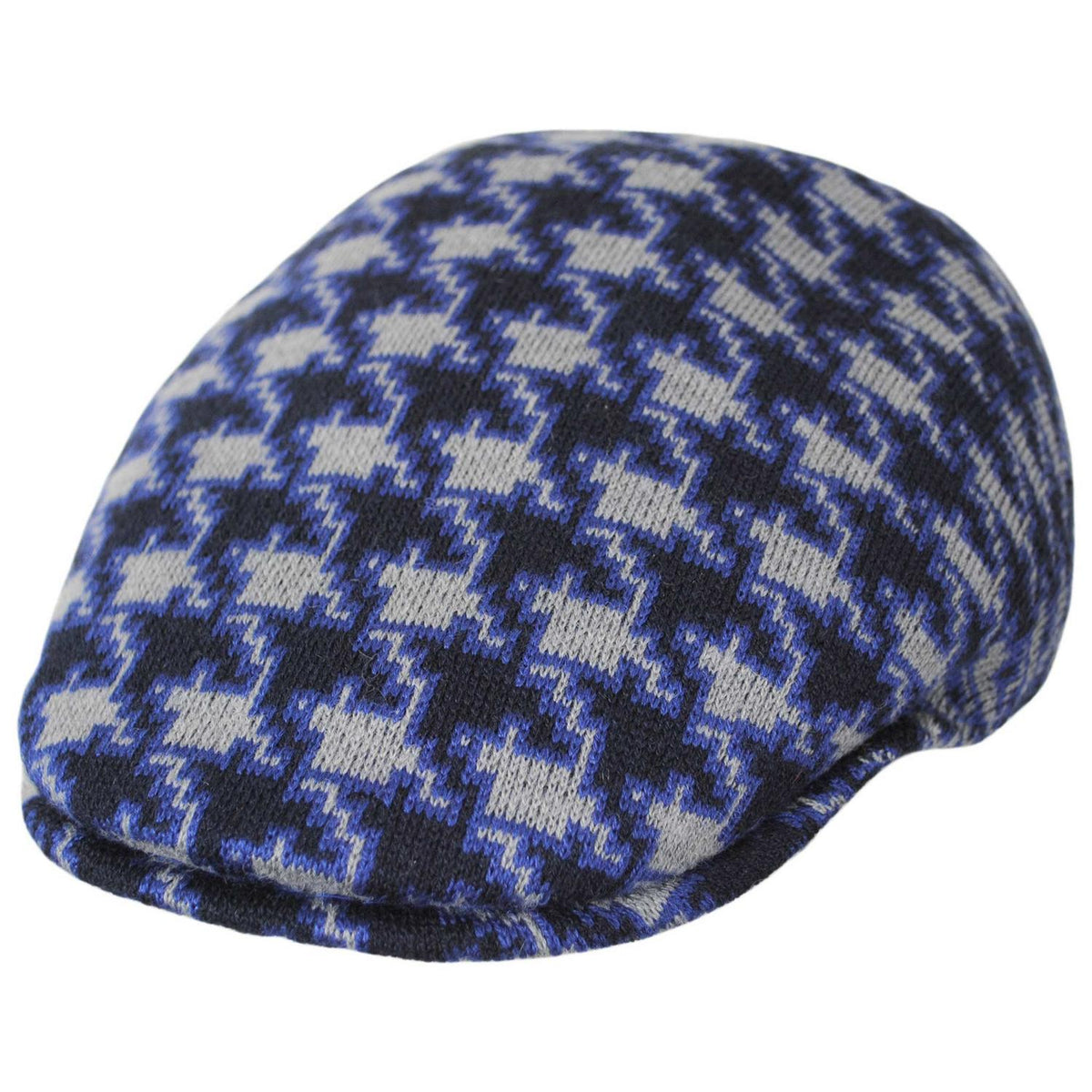 Kangol | Houndstooth 507 Ivy Cap | 161034 | lead | BLUE