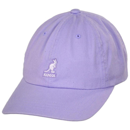 Kangol | Washed Cotton Strapback Baseball Cap Dad Hat - Fashion Colors | 201173A | lead | ICED LILAC
