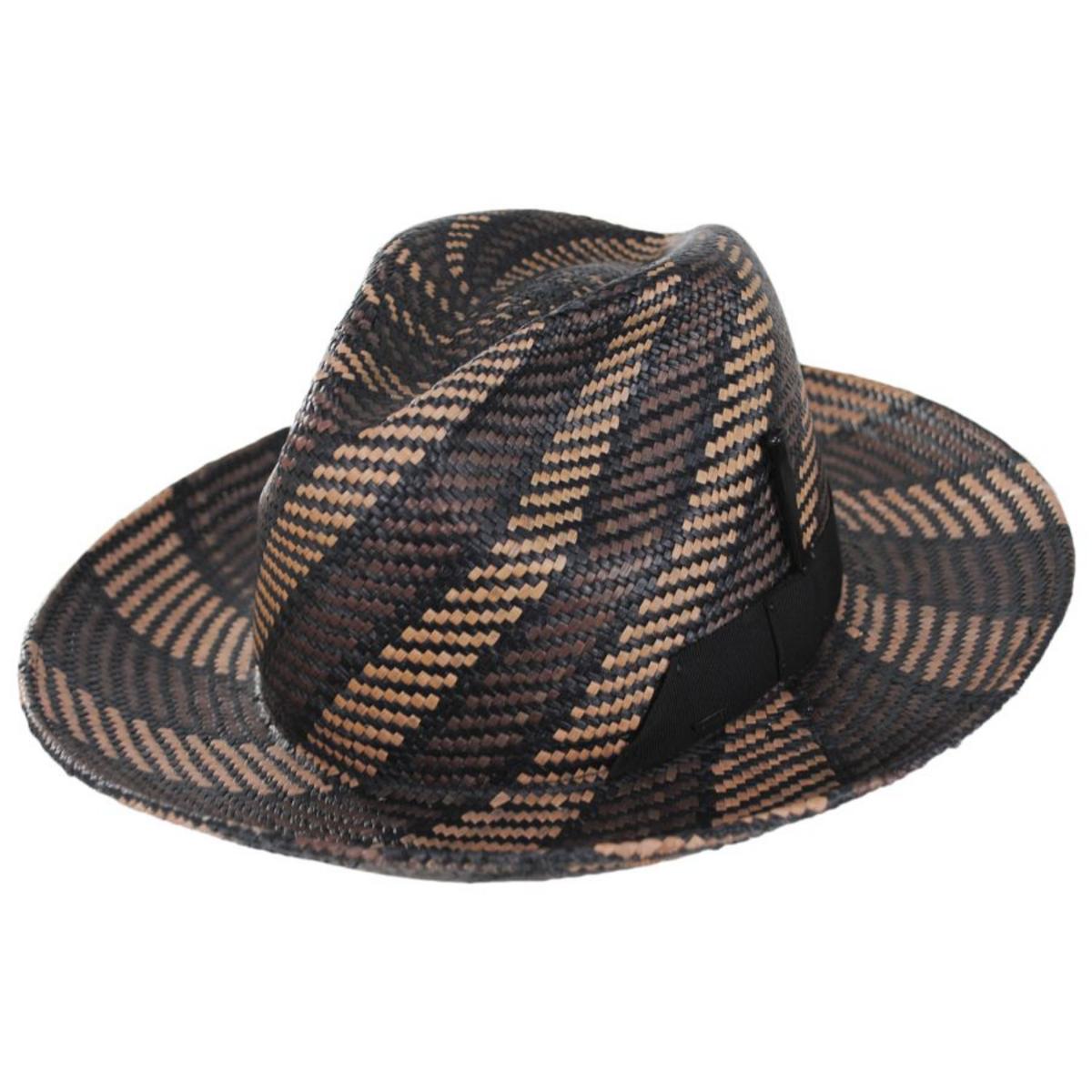 Bailey 1922 | Giles Panama Straw Fedora Hat | 127734 | lead | OAK