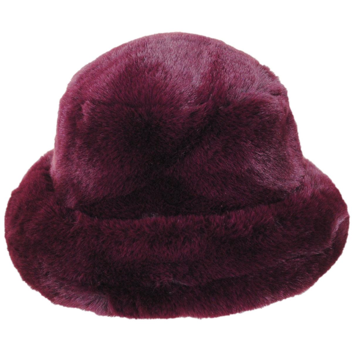 BRIXTON HATS | Dion Faux Fur Winter Bucket Hat | 185556 | front | PORT