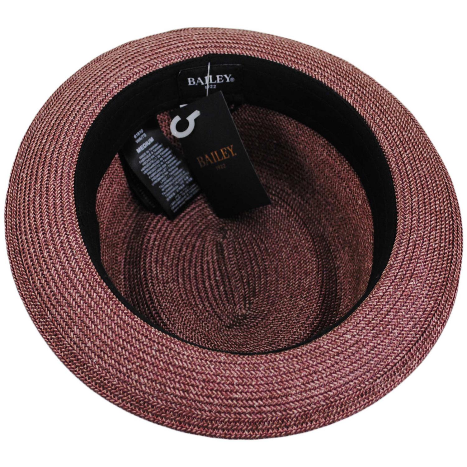Bailey 1922 | Waits Sewn Braid Straw Pork Pie Hat | 127798 | under | FIG