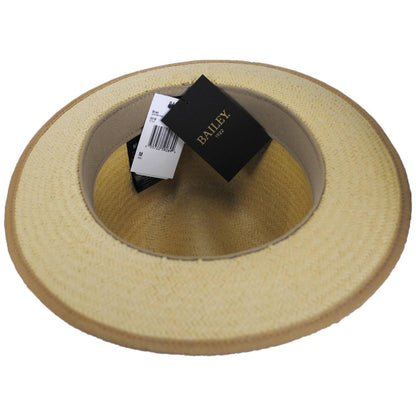 Bailey 1922 | Bran Raindura Straw Fedora Hat | 127937 | under | LIGHT DUSTED OCHRE