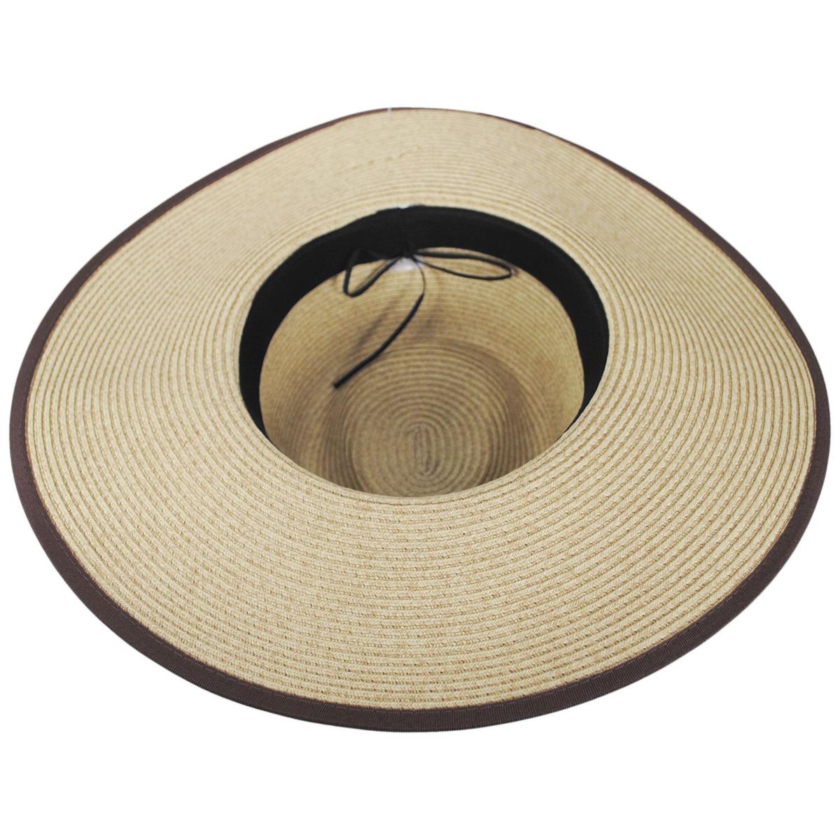 Jeanne Simmons | Cabo Toyo Straw Fedora Hat | 101810 | under | NATURAL
