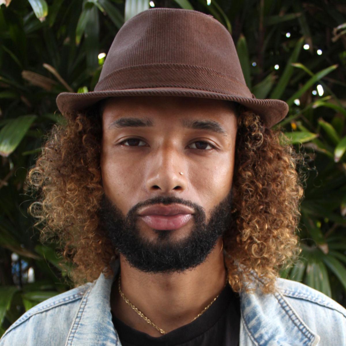Jaxon Hats | Corduroy C-Crown Trilby Fedora Hat | 142307 | lsmone | DARK BROWN