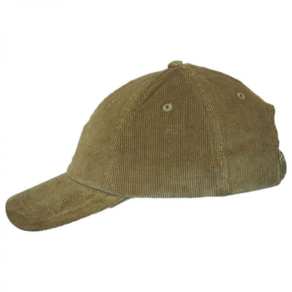 Kangol | Logo Corduroy Strapback Baseball Cap Dad Hat | 201182 | profile | BEIGE