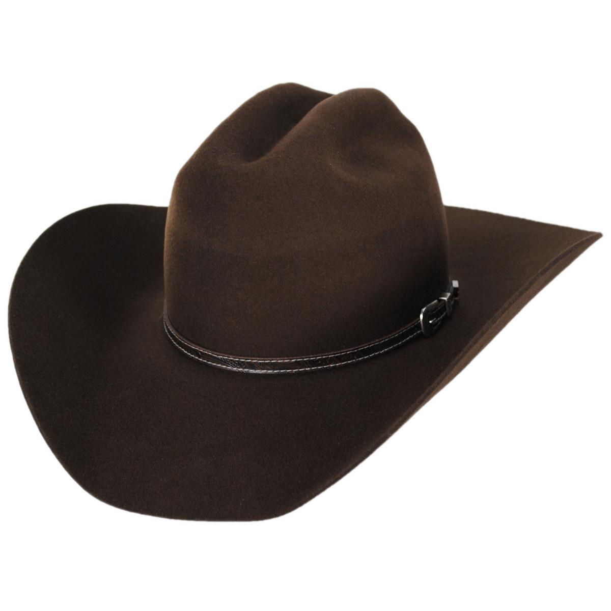 Bailey Western | Roderick Wool Felt Western Hat | 130128 | lead | BROWN