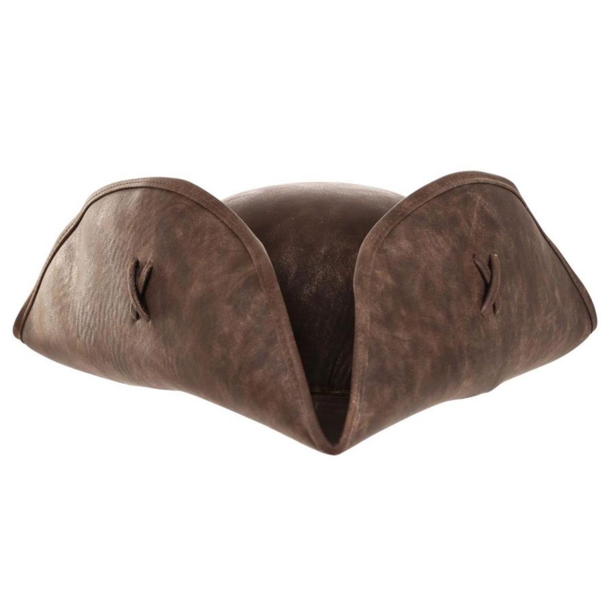 Disney | Pirates of the Caribbean Pirate Jack Tricorn Hat | 190499 | front | BROWN