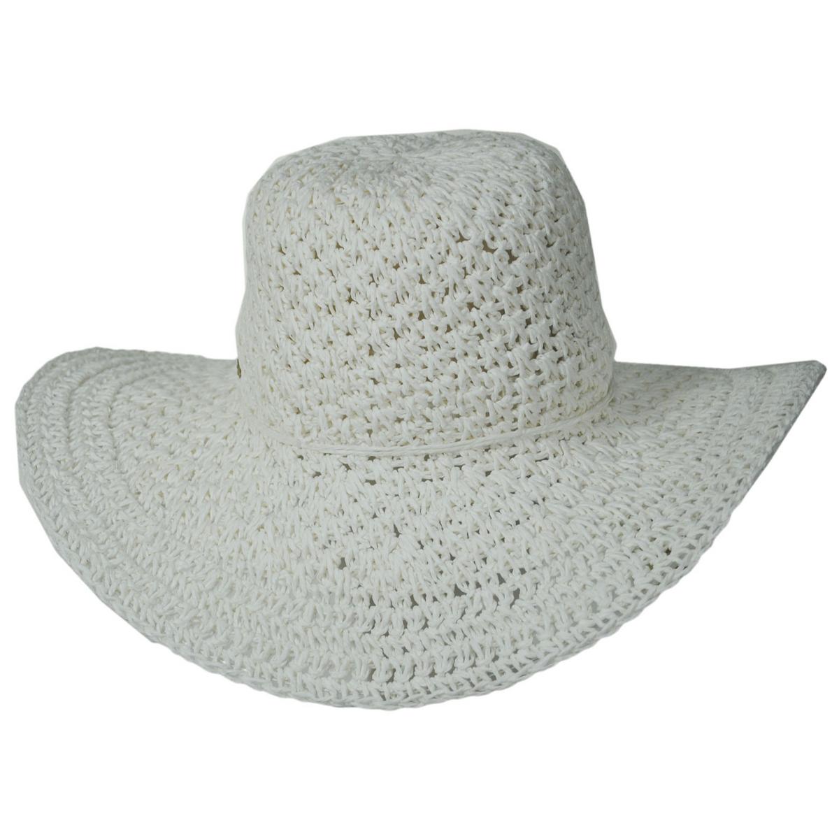 Soleil Crochet Toyo Straw Swinger Sun Hat