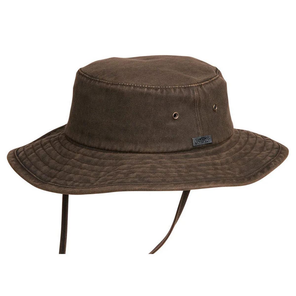 Conner | Weathered Cotton Booney Hat | 402508 | lead | BROWN
