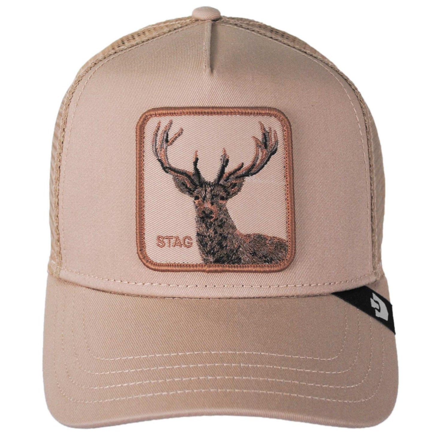 Goorin Bros | Mirage Stag Mesh Trucker Snapback Baseball Cap | 200833 | front | BLUR