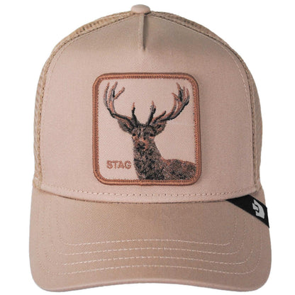 Goorin Bros | Mirage Stag Mesh Trucker Snapback Baseball Cap | 200833 | front | BLUR