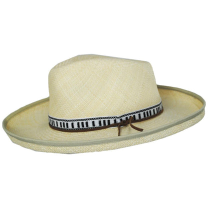 Bigalli | Huck Panama Straw Fedora Hat | 129236 | profile | NATURAL