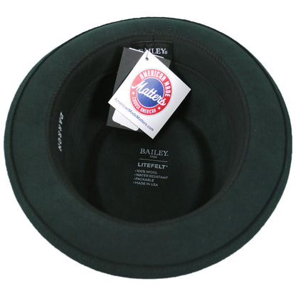 Bailey 1922 | Darron Wool LiteFelt Pork Pie Hat | 130000 | under | VIRIDIAN
