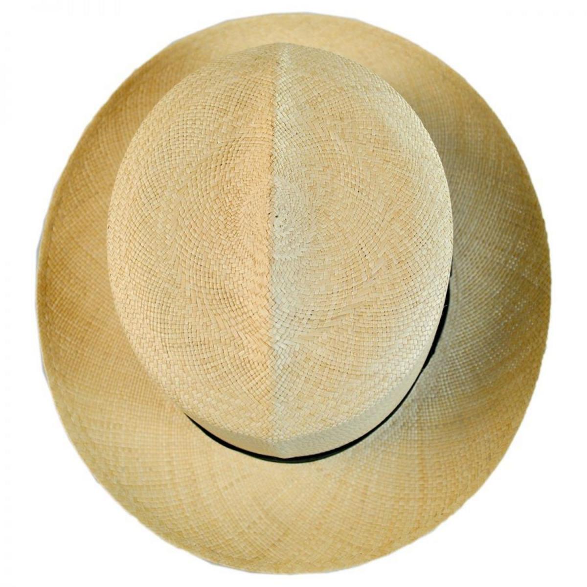Bailey 1922 | Roll Up II Panama Straw Fedora Hat | 127889 | top | NATURAL