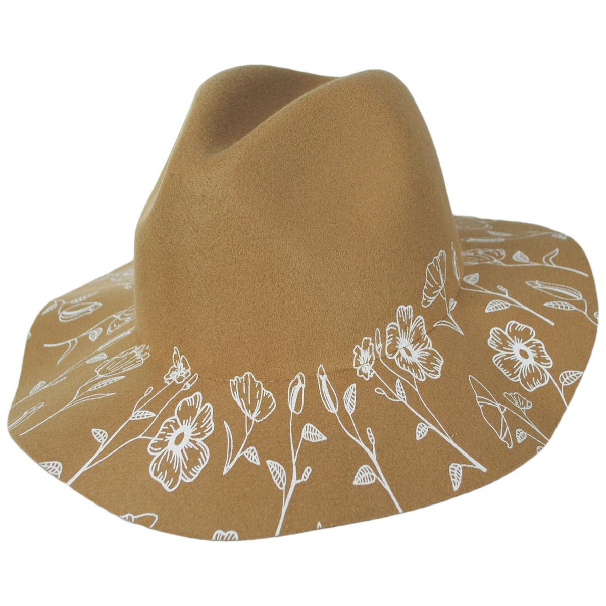 Scala | Layla ProvatoKnit Fedora Hat | 123499 | lead | CAMEL