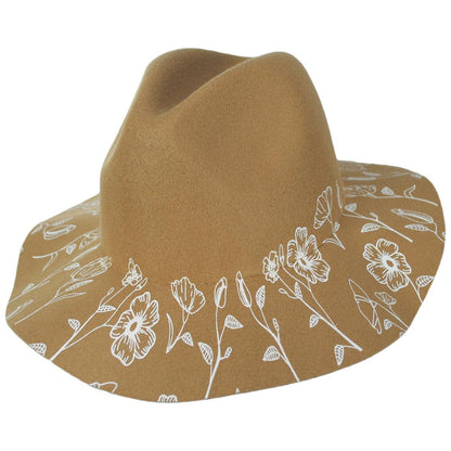 Scala | Layla ProvatoKnit Fedora Hat | 123499 | lead | CAMEL
