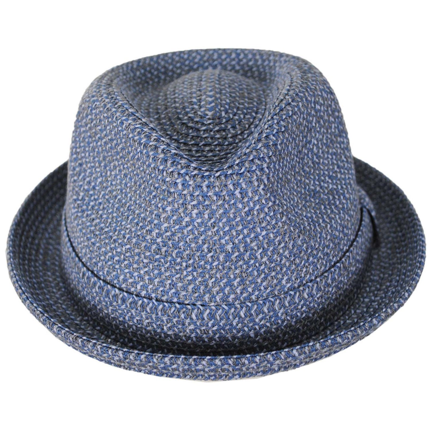 Bailey 1922 | Billy Braided Toyo Straw Fedora Hat - Classic Colors | 127843 | front | DUSK INDIGO