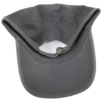Otto | LoPro Washed Cotton Twill Strapback Baseball Cap Dad Hat | 201407 | under | CHARCOAL