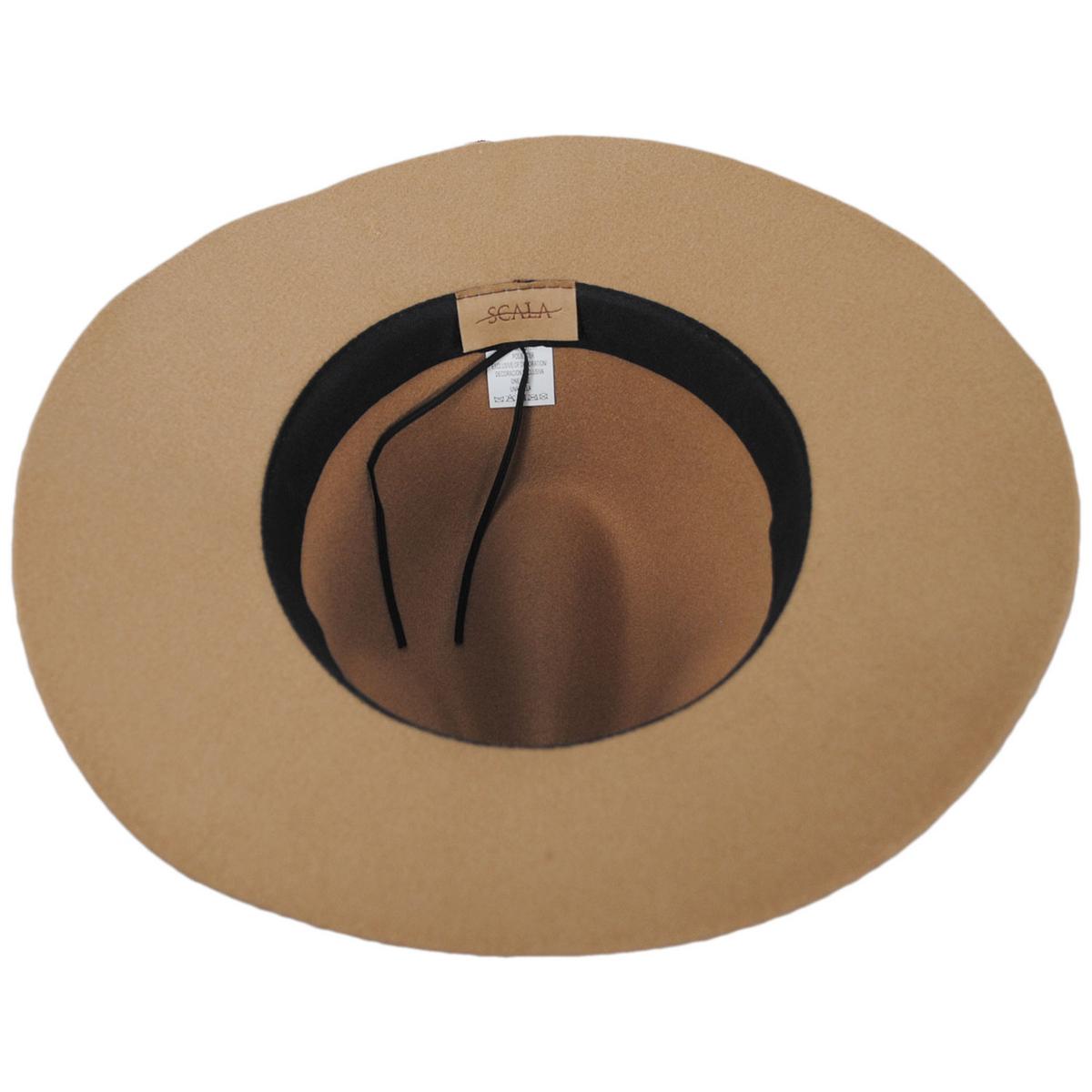 Scala | Layla ProvatoKnit Fedora Hat | 123499 | under | CAMEL