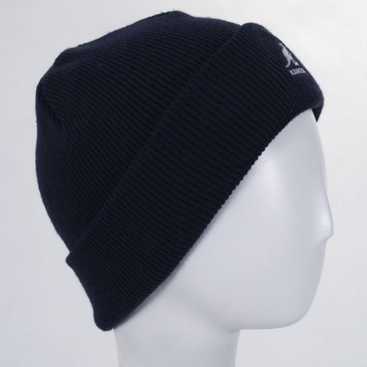 Kangol | Cuff Pull-On Beanie Hat | 500408 | profile | DARK BLUE