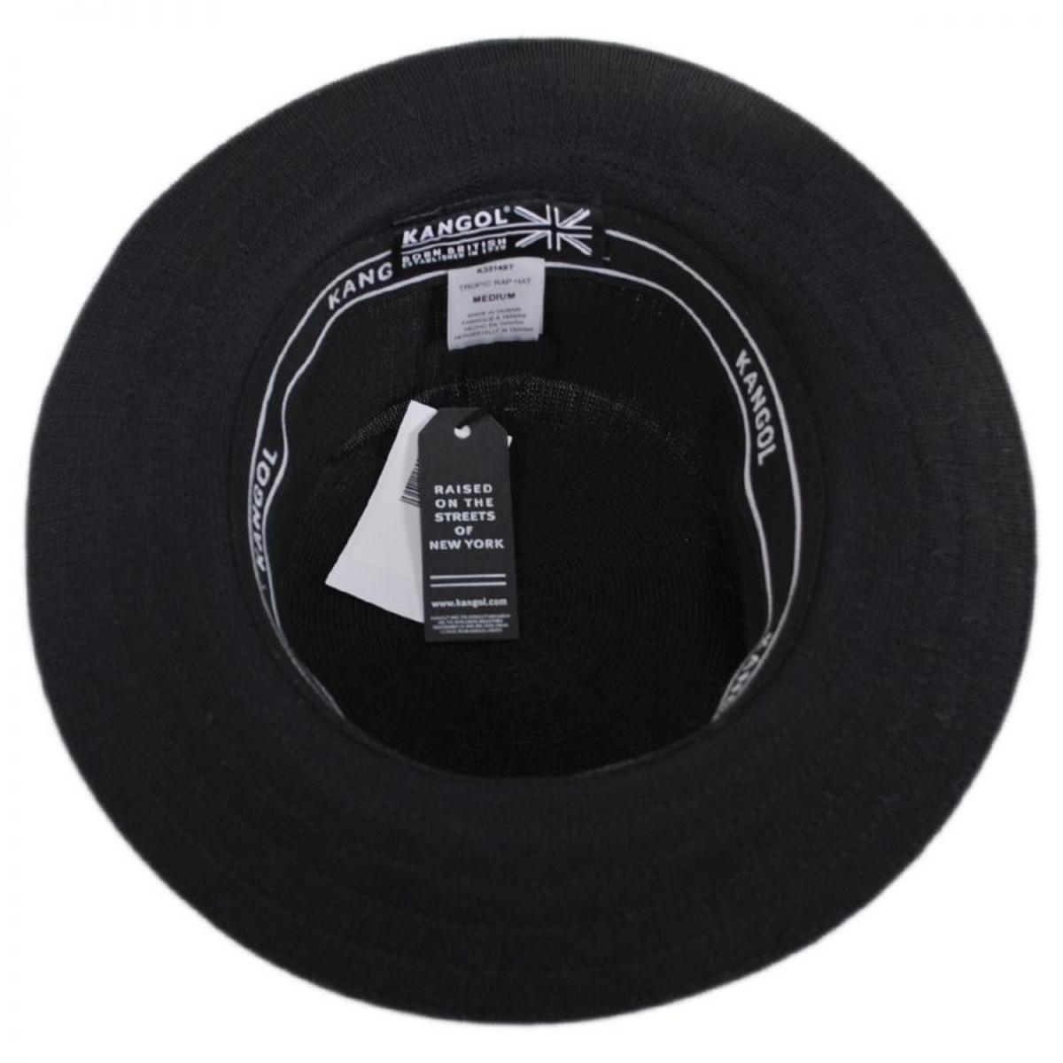 Kangol | Tropic Rap Bucket Hat | 185732 | under | BLACK