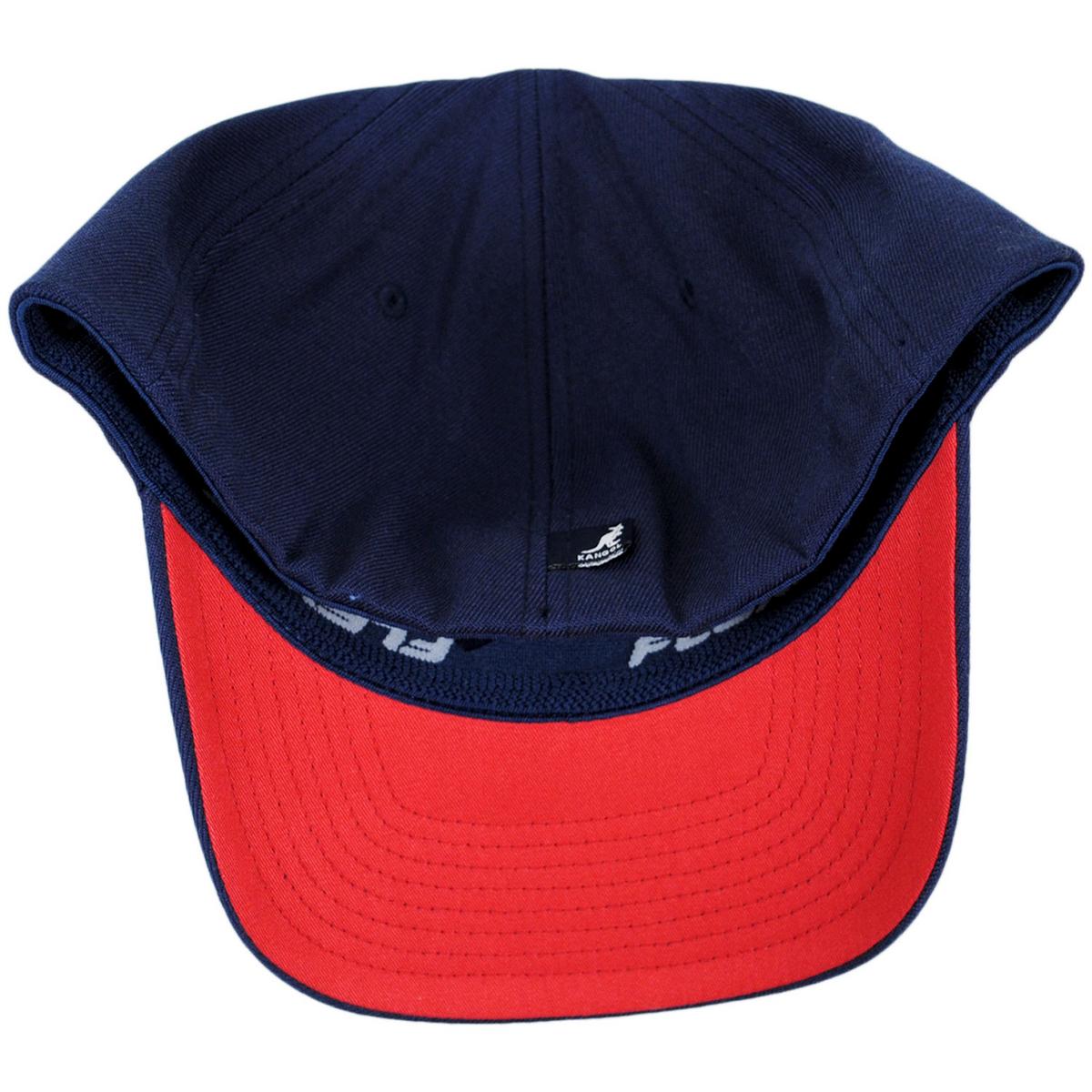 Kangol | Logo Wool FlexFit Fitted Baseball Cap | 201104 | under | YONDER BLUE