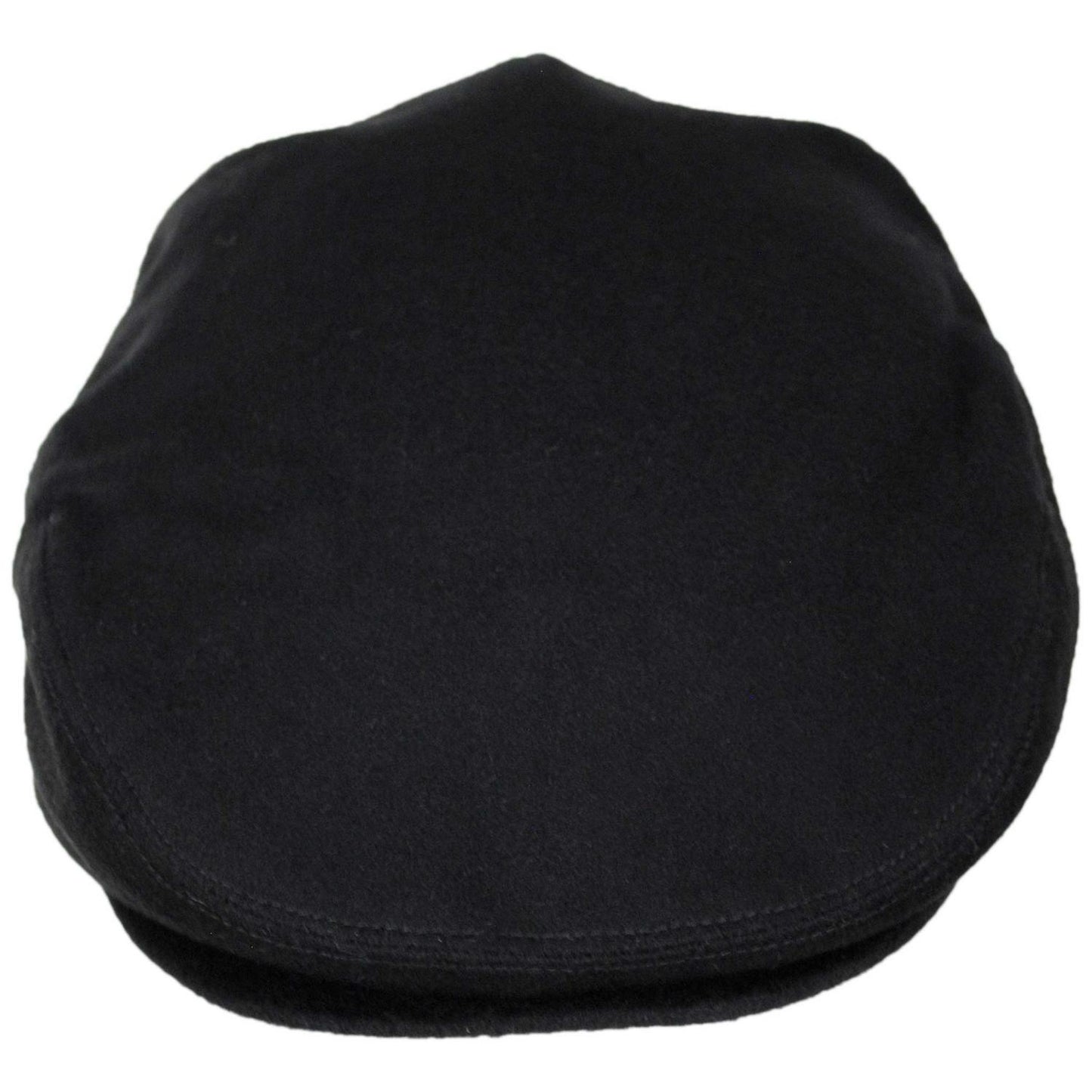 Jaxon Hats | Pure Wool Ivy Cap | 167768 | front | BLACK